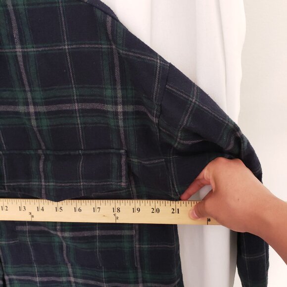 Spoon Jeans Multicolor Plaid Collar Button Up Long Sleeve Shirt Size M - Picture 3 of 16